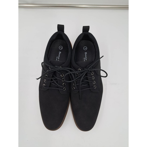 Bruno Marc Black  Mens lace up loafers 7 main image 7